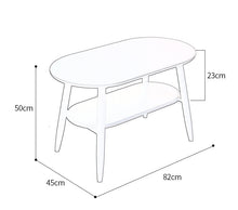 Alayah Japanese Scandinavian Coffee Table Solid Wood ( 4 Colour 2 Size )