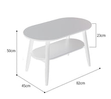 Alayah Japanese Scandinavian Coffee Table Solid Wood ( 4 Colour 2 Size )