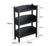 BENJAMIN Bookcase Storage Solid Wood Bookshelf