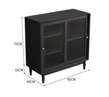 CARTER Nordic Glass Sideboard Buffet