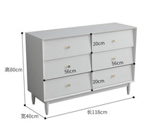 ADRIAN Large Minimalist Chest Drawers Commode Dresser