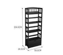 DAVIDE Modern Solid Wood Bookshelf Storage