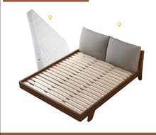 AMELIA Scandinavian Nordic Japanese Full Solid Wood Bed