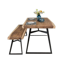 AVERY Solid Wood Dining Table Chair Set Acacia Suar Design