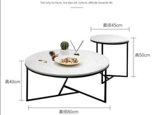 BENNETT Nordic Modern Nest of Round Coffee Table Combination
