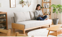 BROOKLYNN RITZ Sofa Bed Japanese Scandinavian Solid Wood ( 6 Colour )