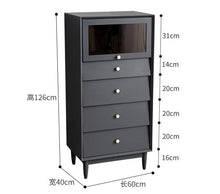 NOLAN American Pine Wood Chest of Drawers Cabinet