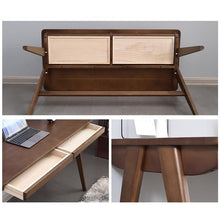 SEBASTIAN Solid Wood Modern Japanese Writing Desk